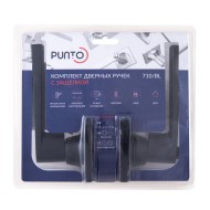 Ручка Punto (Пунто) защелка DK710/BL BL-ET (кл./фик.) черный