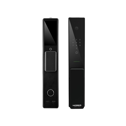 Замок врезной электронный Hogo V07 с распознаванием лица, черный Замок врезной электронный Hogo V07 с распознаванием лица, черный
