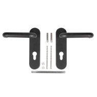Ручка Fuaro (Фуаро) дверная FP.DH172.0433 NE (B2B) (9x140) с пружиной BL-24 черный