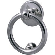 Дверное MBC (МБС) кольцо Anello knocker "M" 130 mm хром