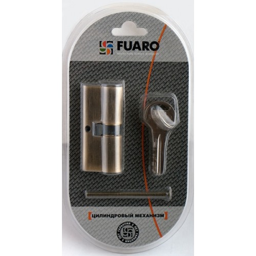 Цилиндровый Fuaro (Фуаро) механизм R300/70 mm-BL (30+10+30) AB бронза 5 кл. БЛИСТЕР