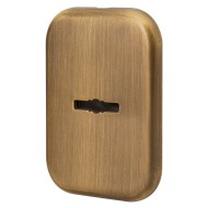 Декоратив. Armadillo (Армадилло) Квадратная накл. на сув. замок со шторкой PS-DEC SQ CT (ATC Protector 1) AB-77 Бронза