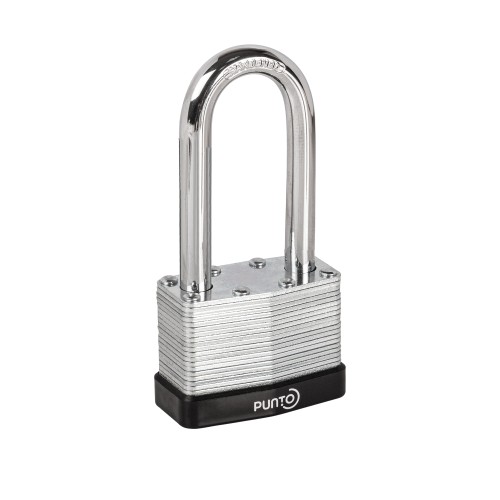 Замок Punto (Пунто) навесной PK-6550L 3 key англ. длиная дужка