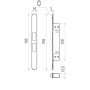 Магнитная AGB (АГБ) защелка Touch B01120.30.93.642 (черн.) с лиц.пл, с отв.пл для дерев.кор.B02404.31.93