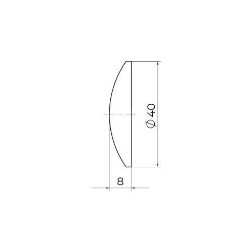 Демпфер Ajax (Аякс) настенный DSW-40 INV прозрачный