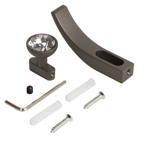 Крючок Ajax (Аякс) настенный MB-LM/K-004 GR графит