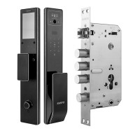 Электронный замок Sanyo D300 Tuya DM70 с WiFi, с распознаванием лиц, черный Электронный замок Sanyo D300 Tuya DM70 с WiFi, с распознаванием лиц, черный