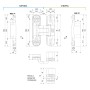 E30200.03.03 (латунь) петля AGB (АГБ) ECLIPSE 2.0 (4 накладки в комплекте)