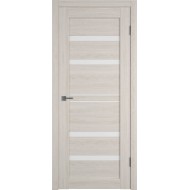 Дверь межкомнатная VFD Атум Про 26, цвет Дуб скандинавский, стекло Сатин белый, 600х2000