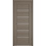 Дверь межкомнатная VFD Atum Pro 28, цвет Brun Oak, стекло White Cloud, 600х2000