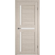 Дверь межкомнатная VFD Atum 16, цвет Cappuccino, стекло White Cloud, 600х2000