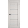 Дверь межкомнатная VFD Atum 7, цвет Bianco, стекло White Cloud, 600х2000