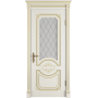 Дверь межкомнатная VFD Milana, цвет Ivory PC, стекло Art Cloud, 600х2000