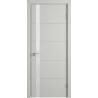 Дверь межкомнатная VFD Trivia, цвет Cotton, стекло White Gloss, 600х2000