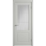 Дверь межкомнатная VFD Dorren, цвет Cotton, стекло Crystal Cloud, 600х2000