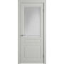 Дверь межкомнатная VFD Stockholm, цвет Cotton, стекло Crystal Cloud L, 600х2000