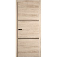 Дверь межкомнатная VFD Urban 2, цвет Sand Vellum , молдинг Black Mould BE, 600х2000