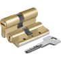 Цилиндровый Kale kilit (Кале килит) механизм 164 DBN-E/80 (30+10+40) mm латунь 5 кл.