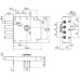 Замок врезной сувальдный Elbor RеХ.2.1 3 ключа (Эльбор) 29169