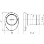 Электронный замок Armadillo RT01.01 ROTATOR EL. SG цвет матовое золото (Армадилло) 43341