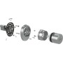 Электронный замок Armadillo RT01.01 ROTATOR EL. SG цвет матовое золото (Армадилло) 43341