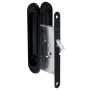 Защелка с ручками для раздвижных дверей Punto SH.SL152.KIT011-BK (Soft LINE SL-011) BL-24 черный 43507