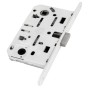 Замок межкомнатный магнитный бесшумный AGB MEDIANA POLARIS WC B06102.50.FM (=B04102, B05102), белый, без ответной планки, техническая упаковка