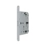 Замок межкомнатный B06132.50.34 AGB POLARIS WAVE WC матовый хром, без ответной планки АГБ