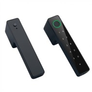Умная дверная ручка-замок Smart 01 Black с отпечатком пальца и поддержкой Smart Life цвет черный
