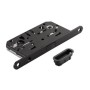 Защёлка врезная магнитная под ключевой цилиндр ADDEN BAU KEY-5085 MAG BLACK цвет черный