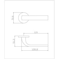 Ручка ADDEN BAU COMET S-483 GRAPHITE цвет графит