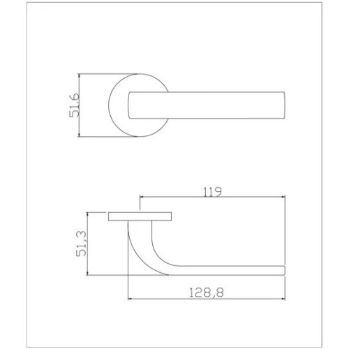 Ручка ADDEN BAU COMET S-483 GRAPHITE цвет графит