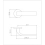 Ручка ADDEN BAU COMET S-483 GRAPHITE цвет графит