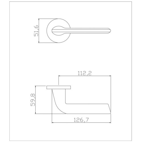 Ручка ADDEN BAU DOVE S-484 GRAPHITE цвет графит
