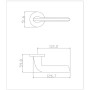 Ручка ADDEN BAU DOVE S-484 GRAPHITE цвет графит