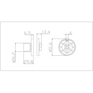 Завёртка сантехническая ADDEN BAU WC SR-003 NICKEL цвет никель