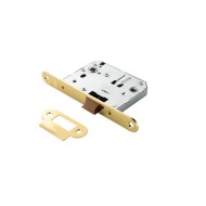 Защелка сантехническая BUSSARE PLAST50/70 GOLD 70 мм, Золото с пластиковым языком