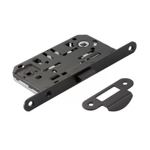 Защёлка врезная сантехническая с пластиковым язычком ADDEN BAU. WC 414 BLACK цвет черный