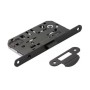 Защёлка врезная сантехническая с пластиковым язычком ADDEN BAU. WC 414 BLACK цвет черный
