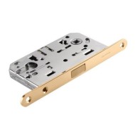 Защёлка врезная магнитная под ключевой цилиндр ADDEN BAU KEY-5085 MAG S.GOLD цвет матовое золото