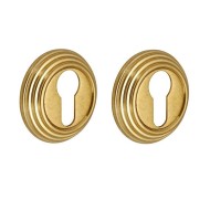 Накладка на ключевой цилиндр ADDEN BAU. SC V001 AGED GOLD цвет состаренное золото
