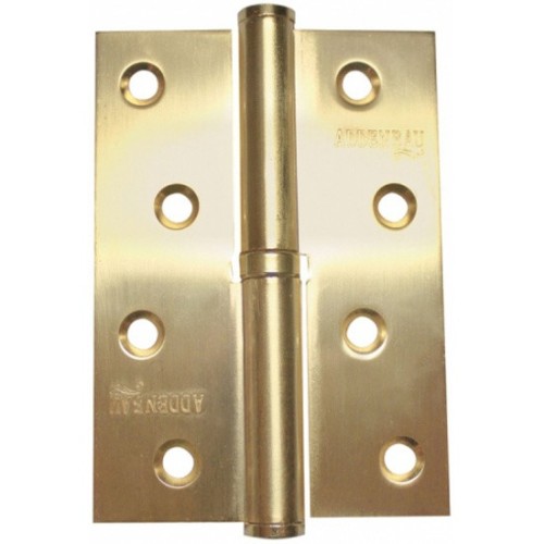 Петля дверная разъемная ADDEN BAU. 100X75X2.5 RIGHT SATIN GOLD цвет матовое золото