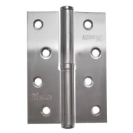 Петля дверная разъемная ADDEN BAU. 100X75X2.5 RIGHT MATTE SATIN CHROME цвет матовый хром 