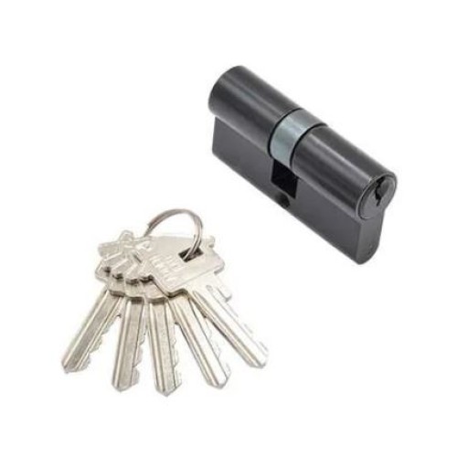 Ключевой цилиндр ADDEN BAU. CYL 5-60 KEY BLACK ключ-ключ цвет черный 