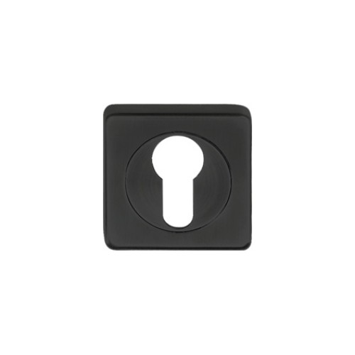 Накладка на ключевой цилиндр Archie CL-С BL (матовый чёрный, квадратное основание)