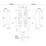 Скрытые петли AGB ECLIPSE 3.0 E30200.02.03  полированная латунь (4 накладки в комплекте)