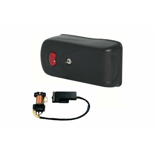 Замок накладной электромеханический со встроенным бустером CISA 1A731.00.0. PC черный (Чиза)