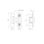 Петля Armadillo скрытой установки U3D8000.VPG SG матовое золото TECH/NO LOGO (Армадилло)