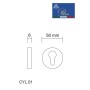 Накладка под цилиндр PORTUNO CYL.01 Матовый кофе
