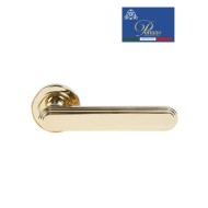 Дверная ручка на розетке Portuno Chic 316.06 полированное золото